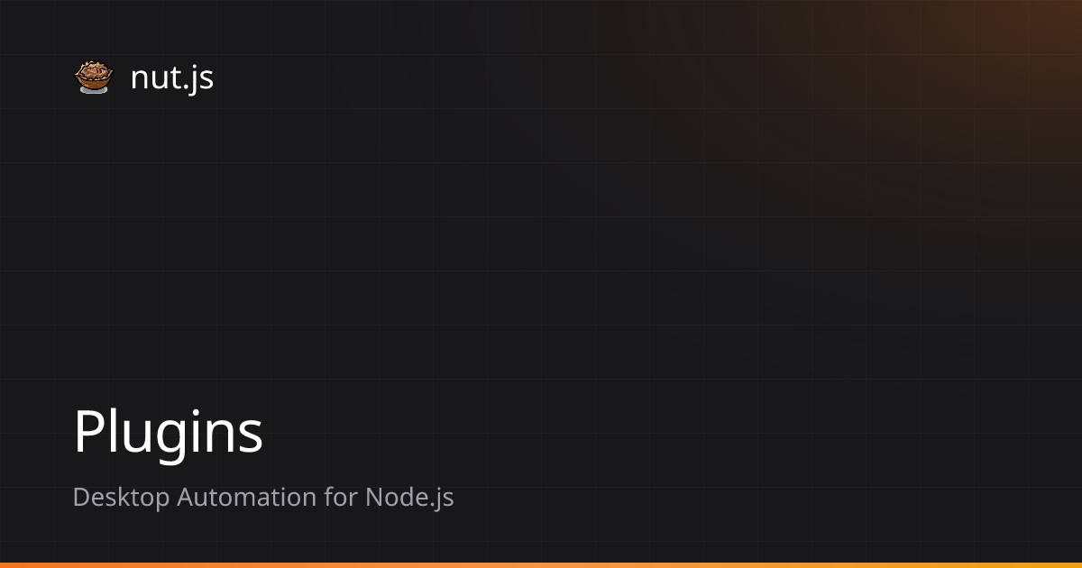 Plugins | nut.js